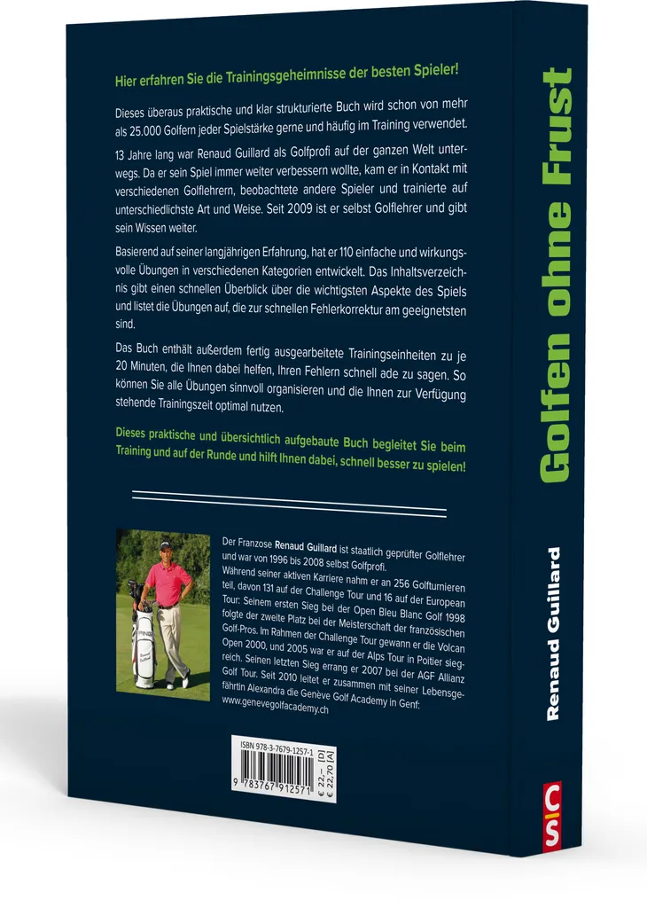 Livre Golf Progressif : Découvrez la Méthode pour Jouer sans Stress
