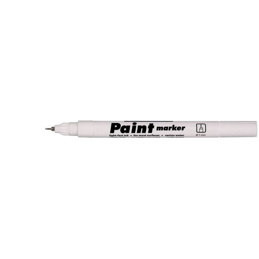 Lakový popisovač Centropen 9211 biely