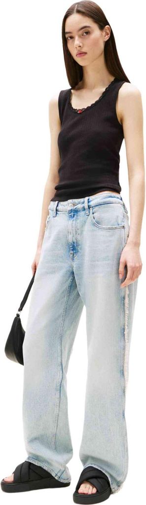 TOMMY JEANS FLATFORM SANDAL Schwarz Produktbild 