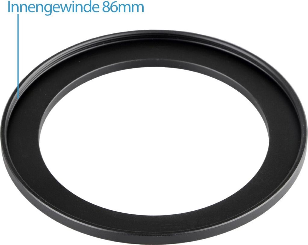 Step Up Ring 82mm-86mm Reduzierring Adapterring Universal passend