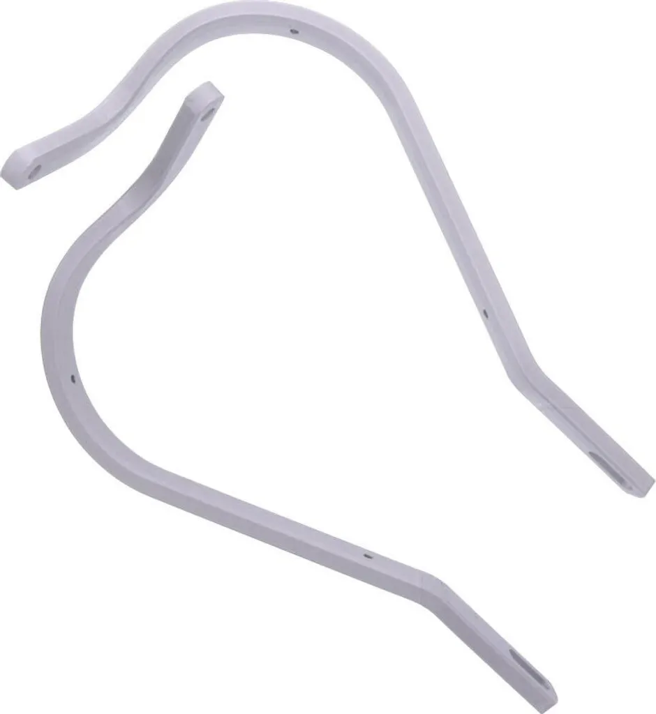 Kit de fixation protège-mains POLISPORT gris pour moto cross enduro