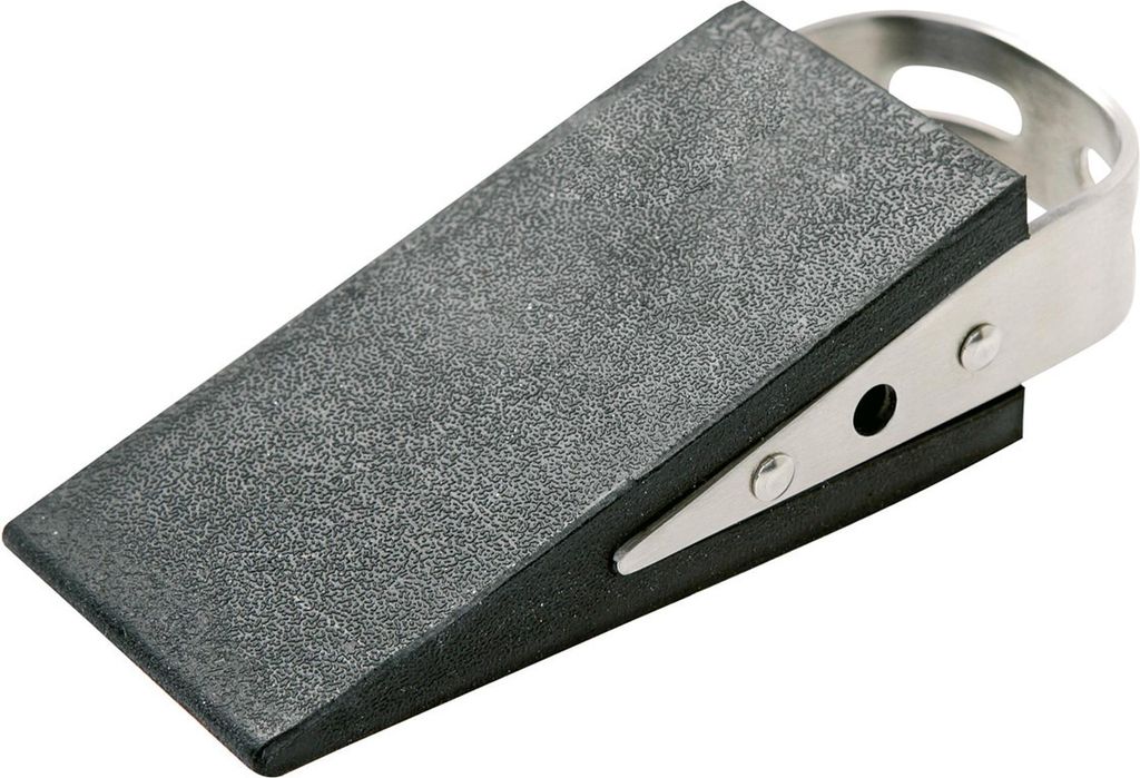 ALCO Türkeil 2854 125x50x30mm Gummi/Edelstahl schwarz Produktbild 