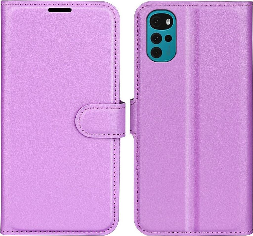Motorola Moto G22 Hülle - Coverup Klapphülle - Violett Produktbild 