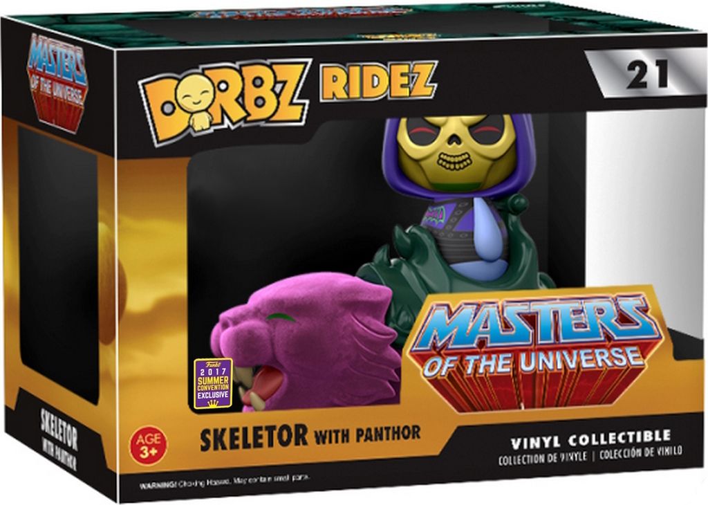Masters of the Universe - Skeletor with Panthor 21 2017 Summer Convention Exclusive - Funko Dorbz Ridez Vinyl Figur