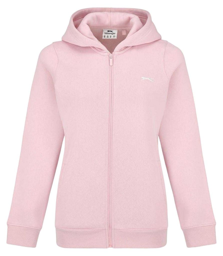 Slazenger - Hoodie mit durchgehendem Reißverschluss für Damen, Anliegend GT28846 (40 DE) (Babyrosa)