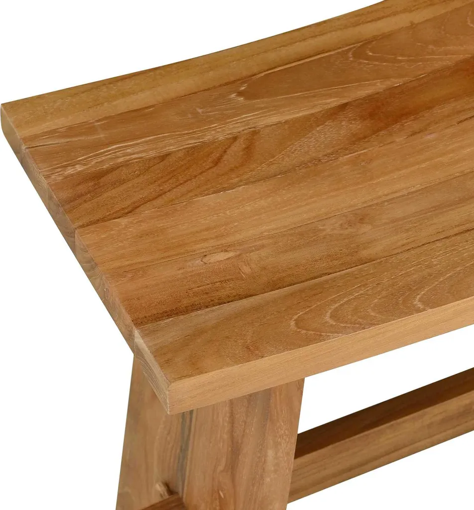 Tabouret de bain marron résistant à l'eau 50 cm avec assise stable - 8