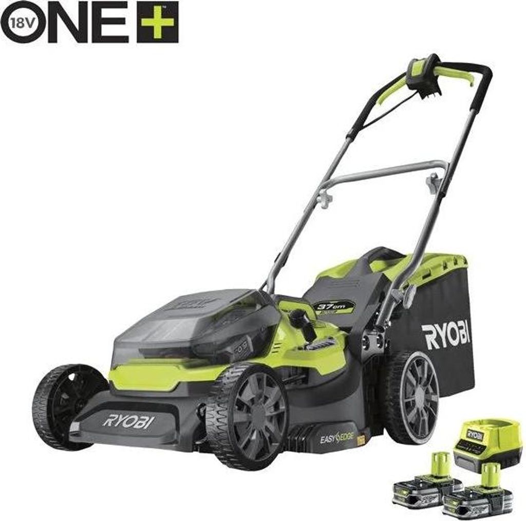 RYOBI Hybrid-Rasenmäher RY18LMH37A-225 18V 2,5Ah, Produktbild 