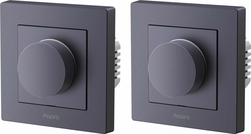 AQARA Dimmer-Schalter H2, KD-R01D-G, grau, 2 Stück