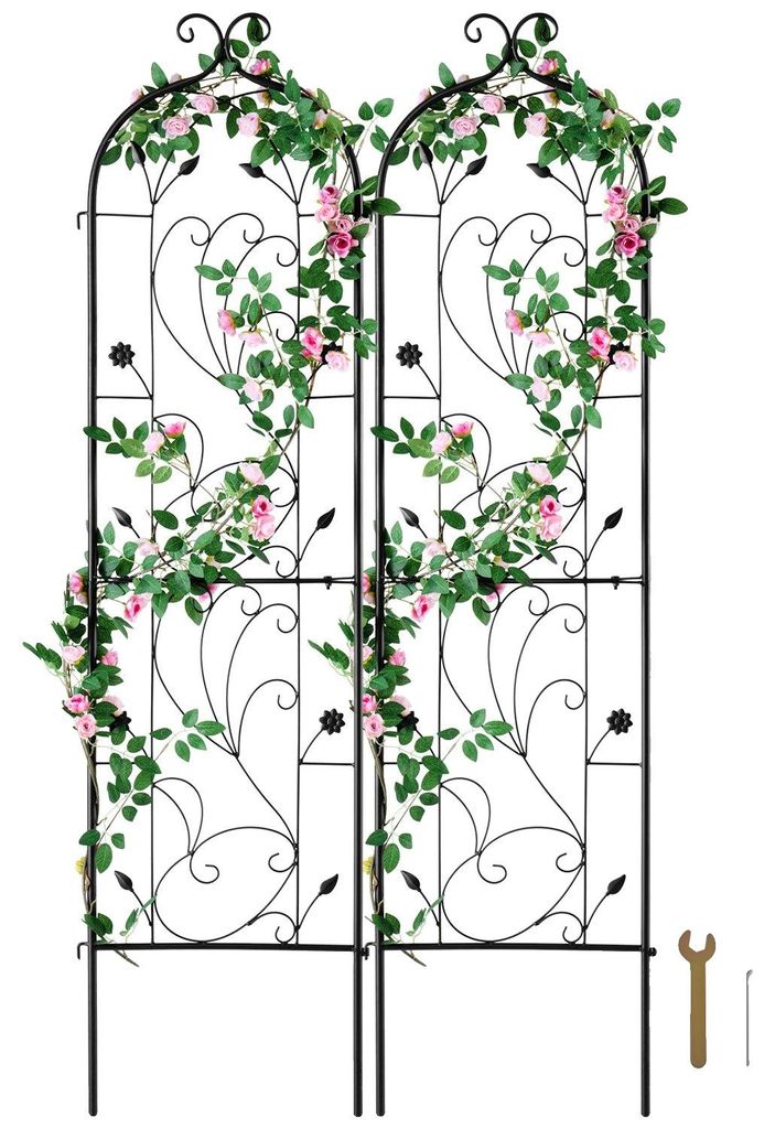 VEVOR Pergola 38x152cm 2er Set Rostfreie Metallpergolen für Produktbild 