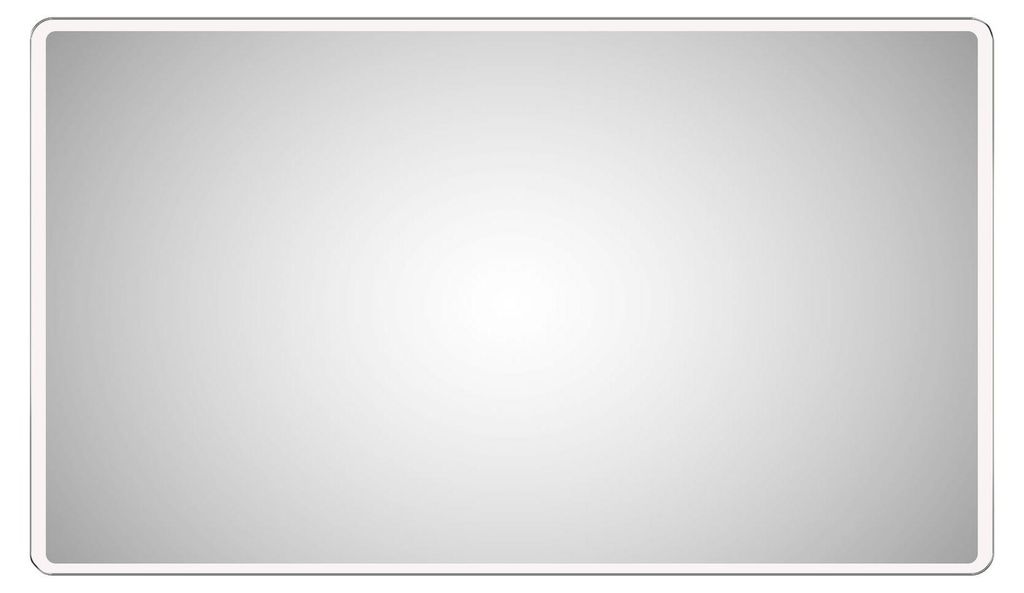LED Badspiegel 120×70 cm, Aluminiumrahmen, Lichtfarbe Produktbild 