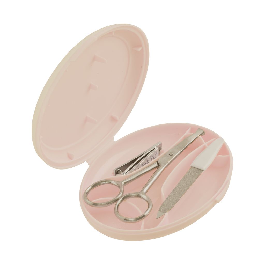 ZEWI bébé-jou Maniküre Set Pale Pink, Nagelschere / Clippers, Pink