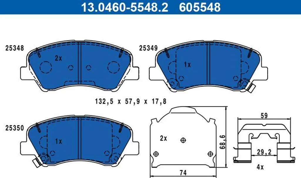 Plaquettes de Frein Hyundai i20 et Kia Rio Idéal Trajet Urbain et Route