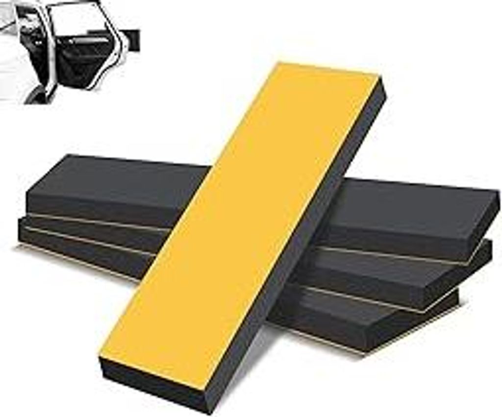 Cozary 4 Stück Garagen Wandschutz, 30x10 cm Wandschutz Garage Selbstklebend, 2 cm Extra Dicker Türschutz, Wasserabweisend Anti-kollision und Anti...