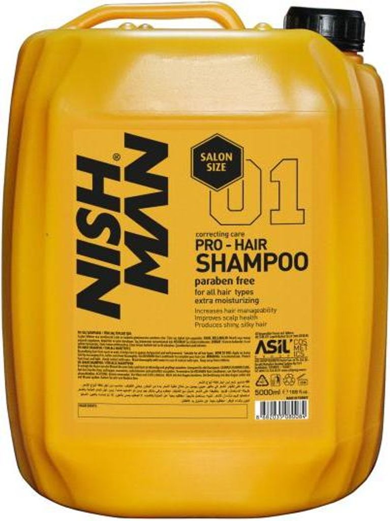 Shampoo per capelli senza parabeni Nishman Professional Immagine del prodotto 