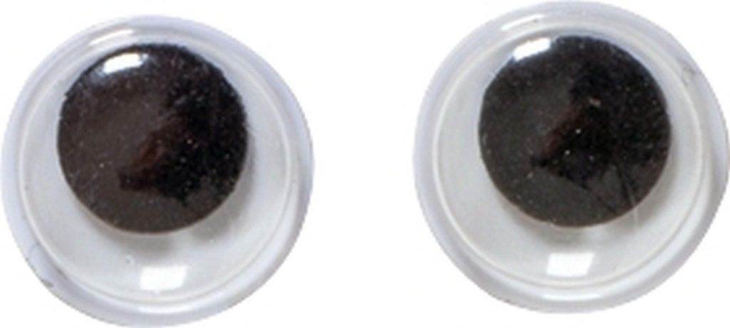 HEYDA 204888110 Wackelaugen selbstklebend Ø 10 mm Kunststoff weiss