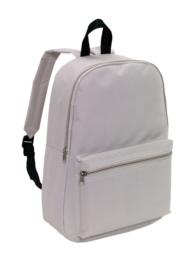 Rucksäcke klein Grau 30x10,5x39,5 cm – Mini Rucksack mit gepolsterte Schultergurte für Damen Reißverschluss-Hauptfach