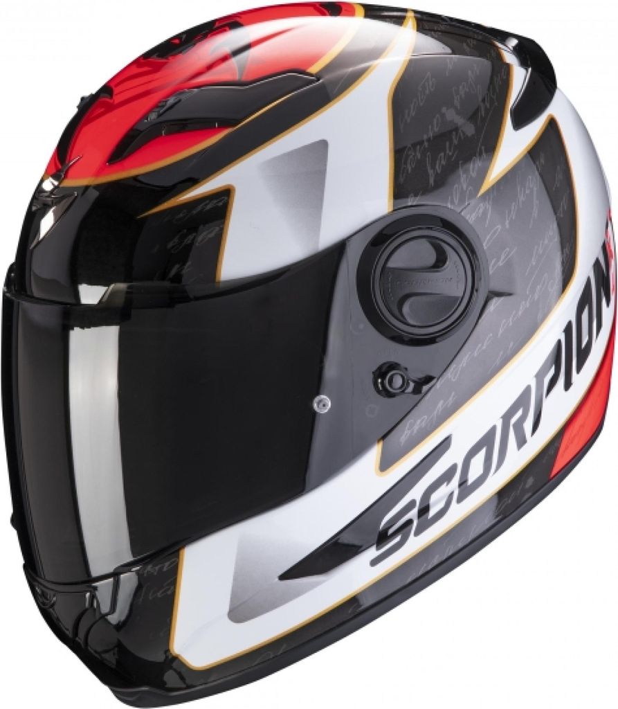 Scorpion EXO 490 Tour Helm Farbe: Schwarz/Weiß/Rot, Grösse: XXL (63/64)