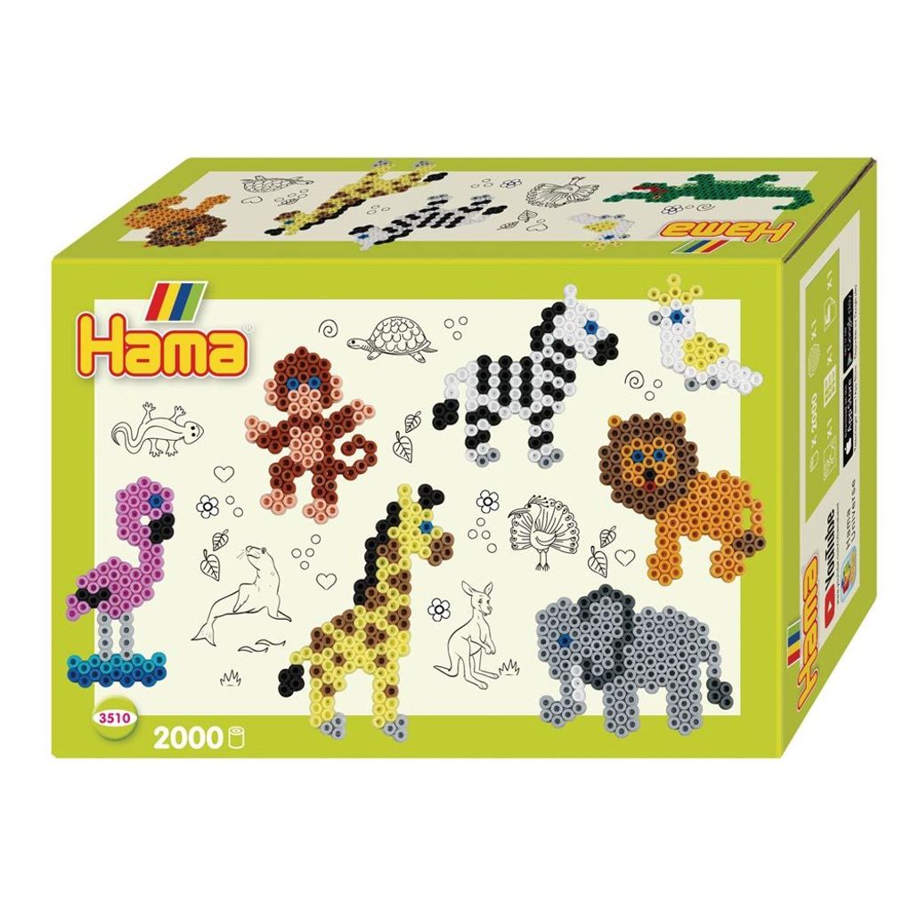 Hama B.Perl. Midi Geschenkbox Zoo