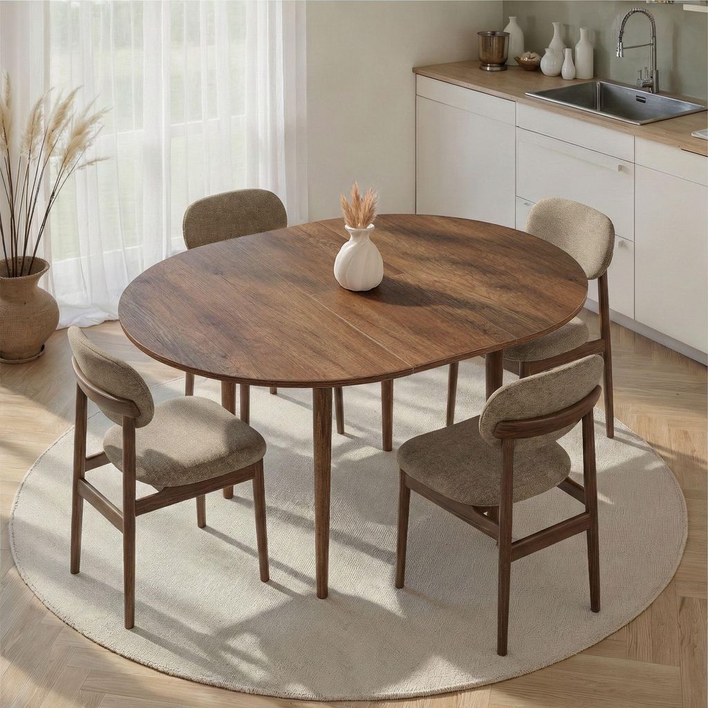 Skye Decor, rozťahovací jedálenský stôl, barokový orech, Obrázok produktu 
