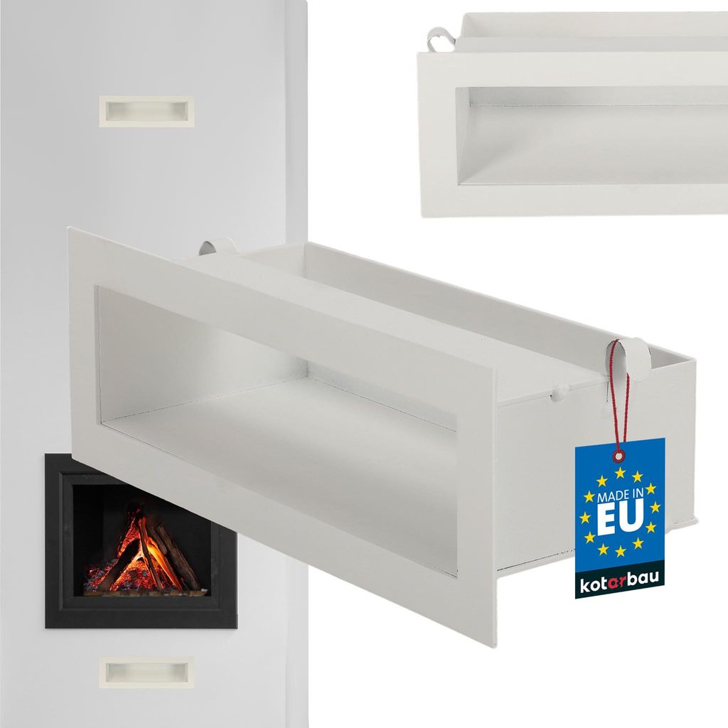 KOTARBAU® Kamin Luftleiste 30 cm Lüftungsgitter Kamingitter Produktbild 