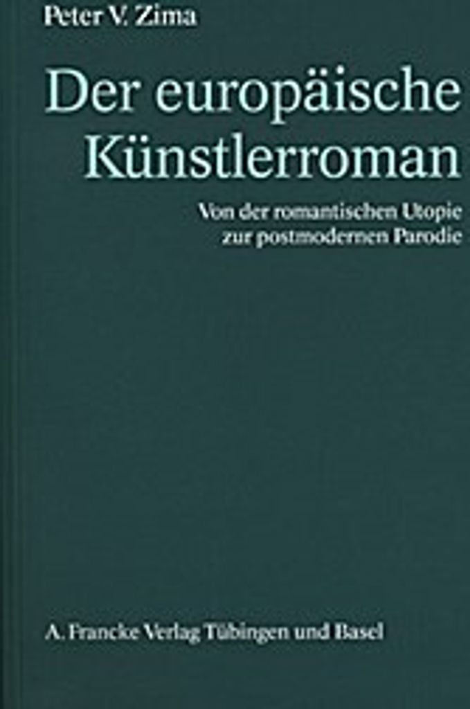 Zima, P: Europäische Künstlerroman