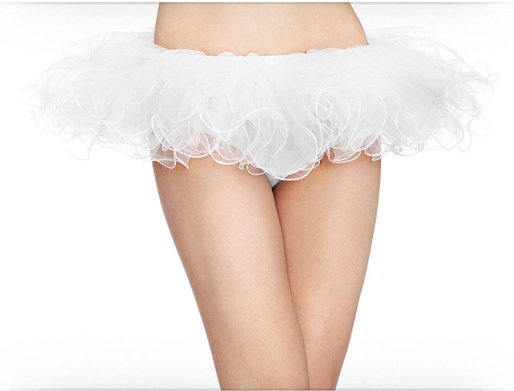 Tüll Tutu weiß - Karneval Faschingskostüm Damen Produktbild 