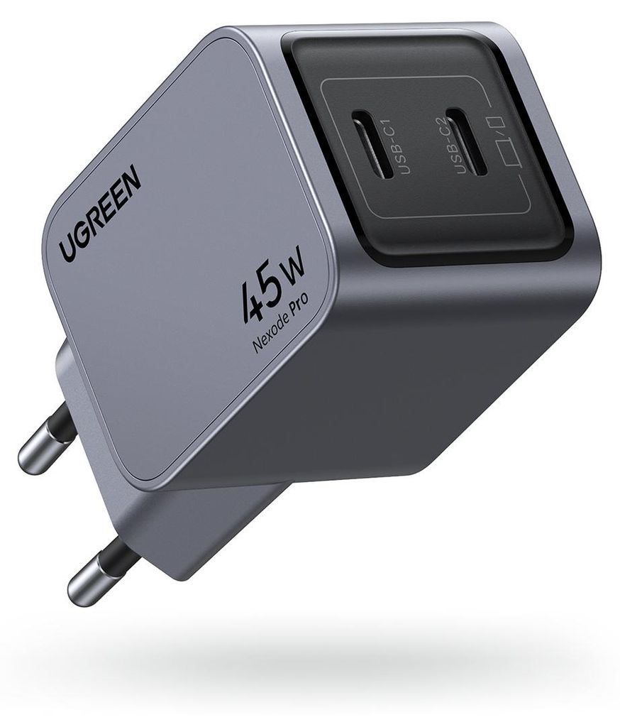 Ugreen 35008 Ladegerät für Mobilgeräte Universal Grau AC Produktbild 