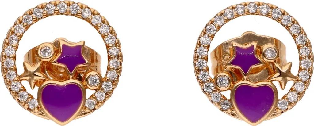 Orecchini Joella Viola Donna | Gioielli Eleganti Taglia Unica Online