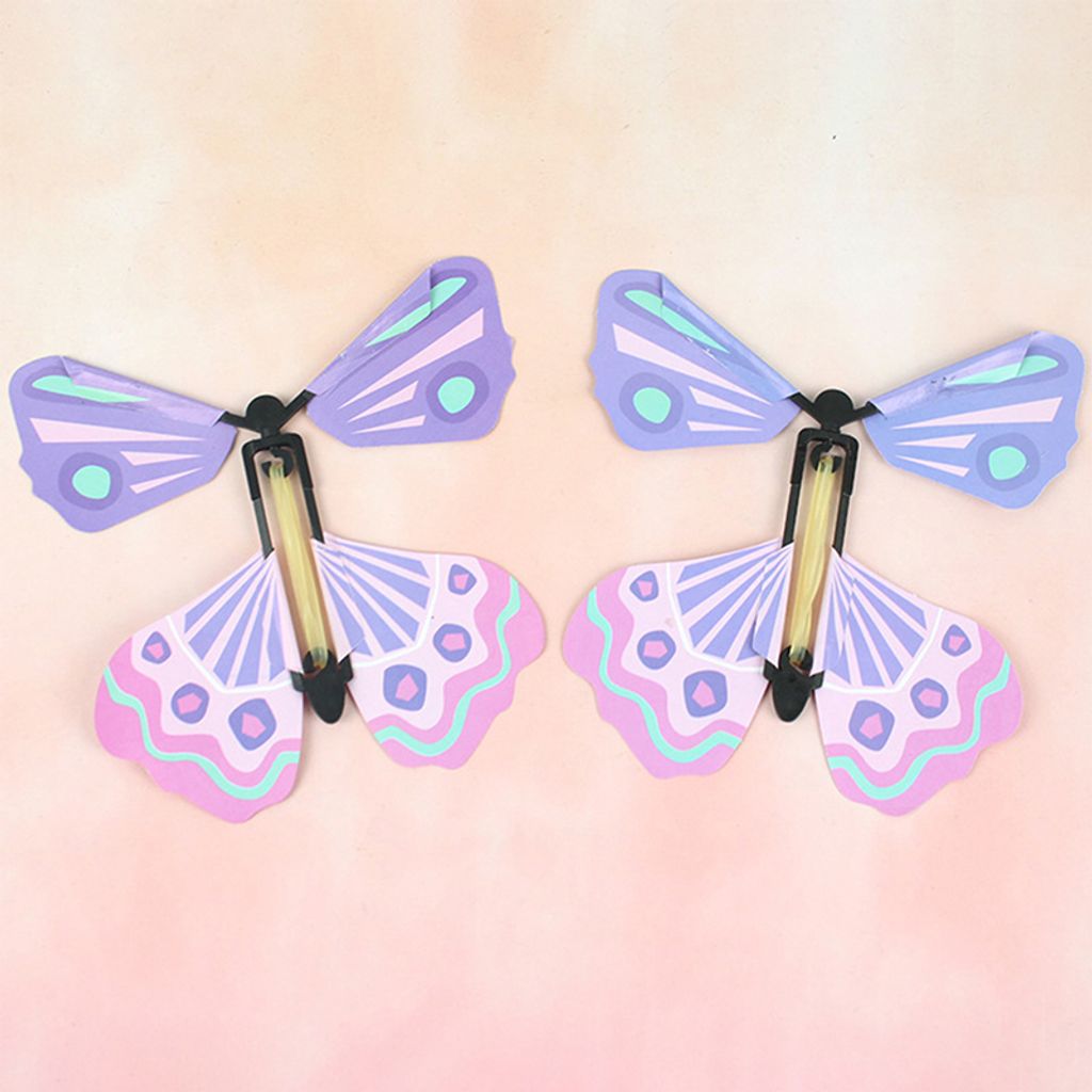 12 Stk Magic Butterfly magischer fliegender Schmetterling Zaubetrick Spielzeug 