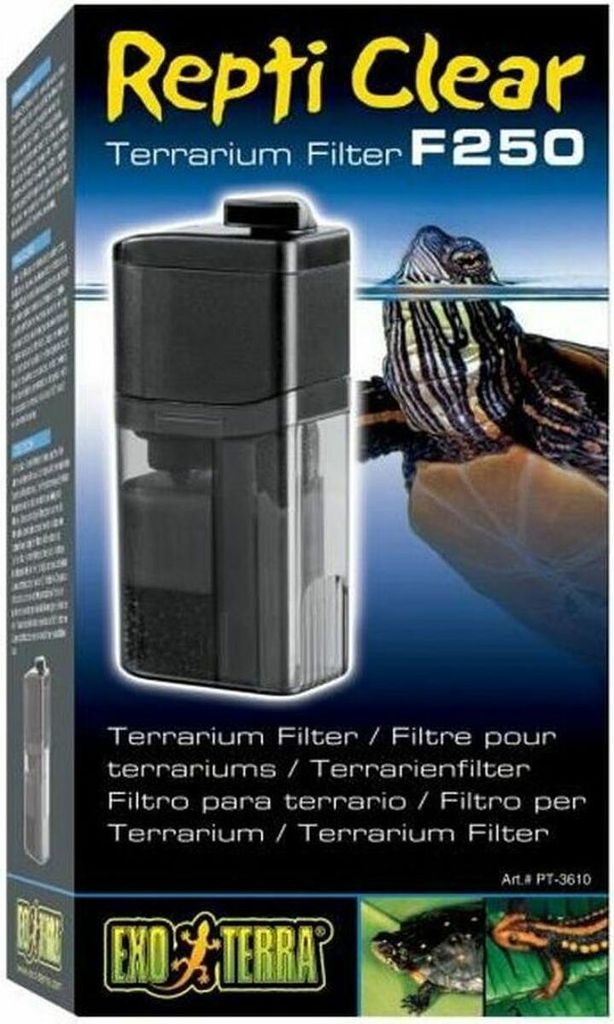 Exo Terra Repti Clear F250 Compact Filter Durchsichtig  Produktbild 