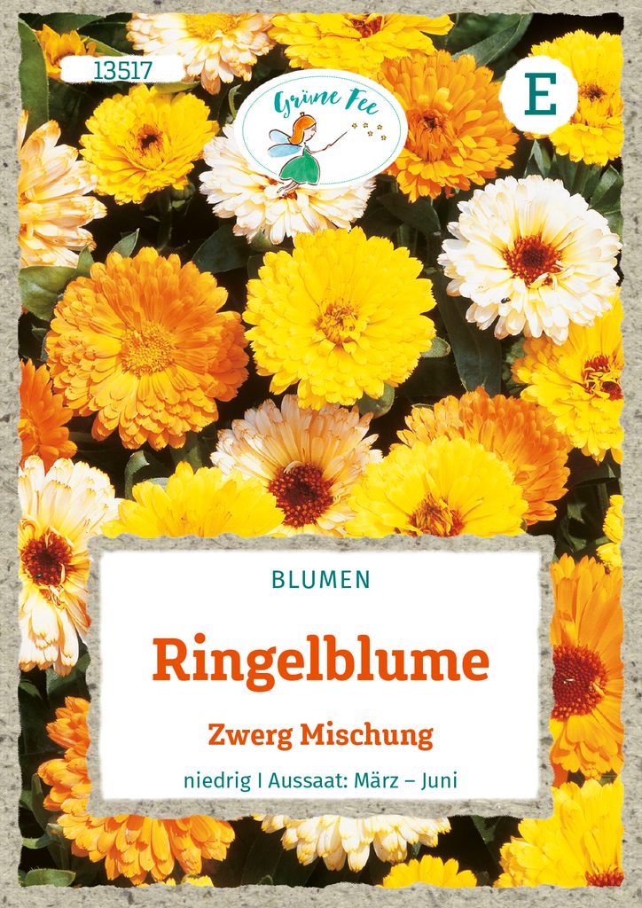 Ringelblume Zwerg Mischung | Ringelblumensamen von Grüne Produktbild 