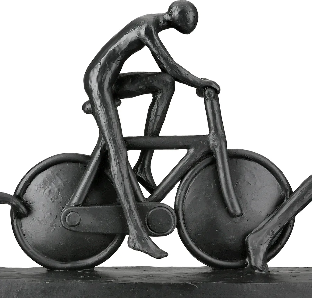 Déco étagère étroite noire 36cm - Sculpture Active gain de place chic