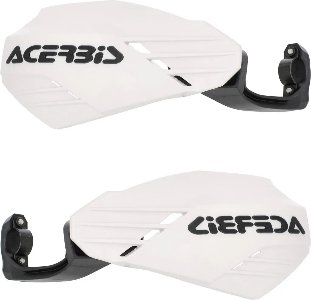Protège-mains ACERBIS Linear blanc/noir : Résistance et Design Aéré Pro