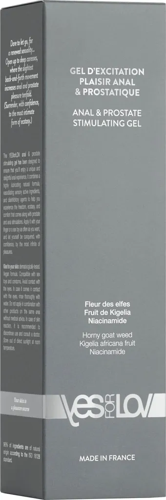 Gel de stimulation prostatique 50 ml à base d'eau et haute densité