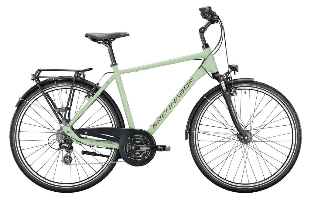 Brennabor Trekkingrad T-40 Mod. 24 Fahrrad brennab.t-40 28 60 diam.24sp grün schwarz