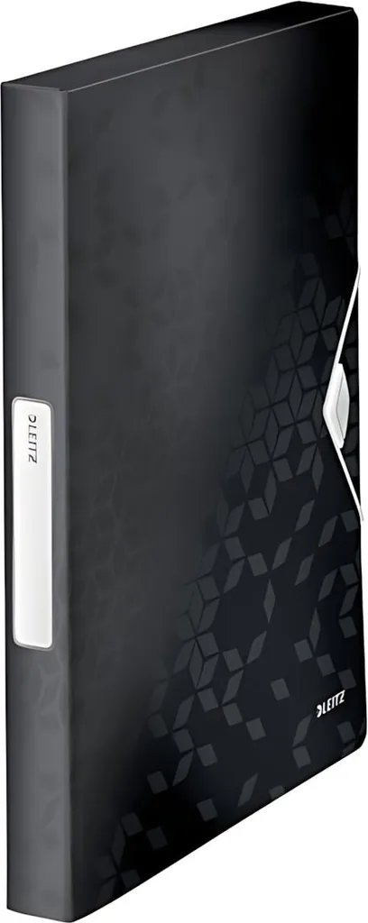 LEITZ 4629-00-95 LEITZ Cartella WOW, DIN A4, PP, nero-metallico