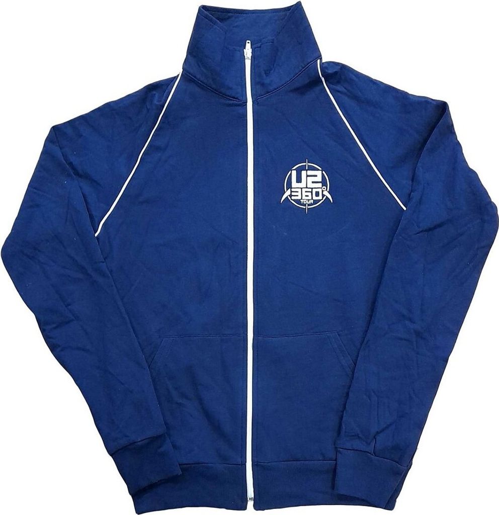 U2 - "360 Degree Tour" Varsity-Jacke (US-College-Stil) für Herren/Damen Uni RO5071 (S) (Marineblau)