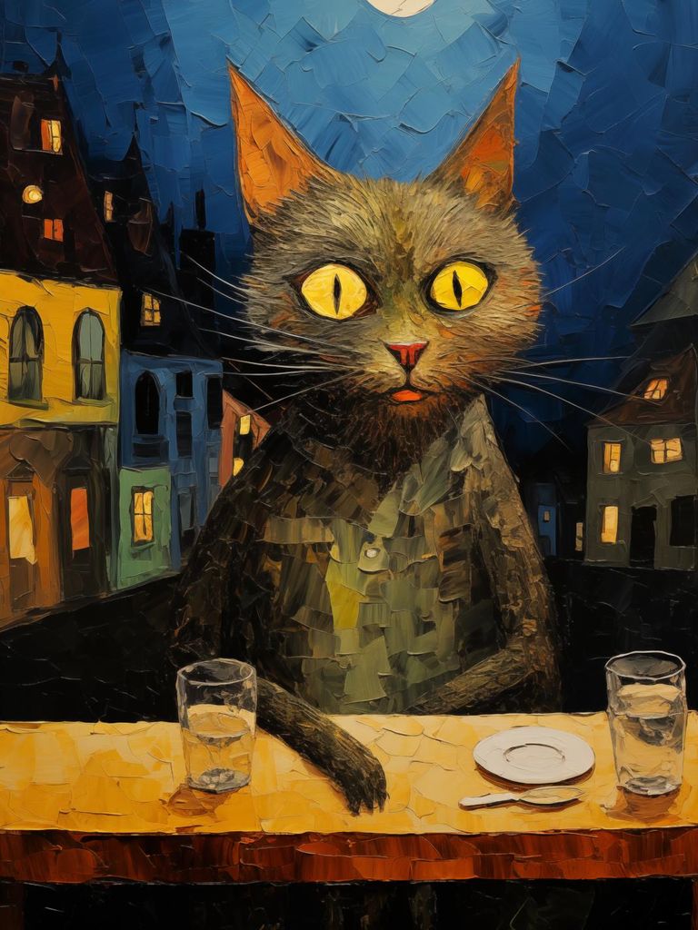 Plakat 15x20cm Nachtbeobachter