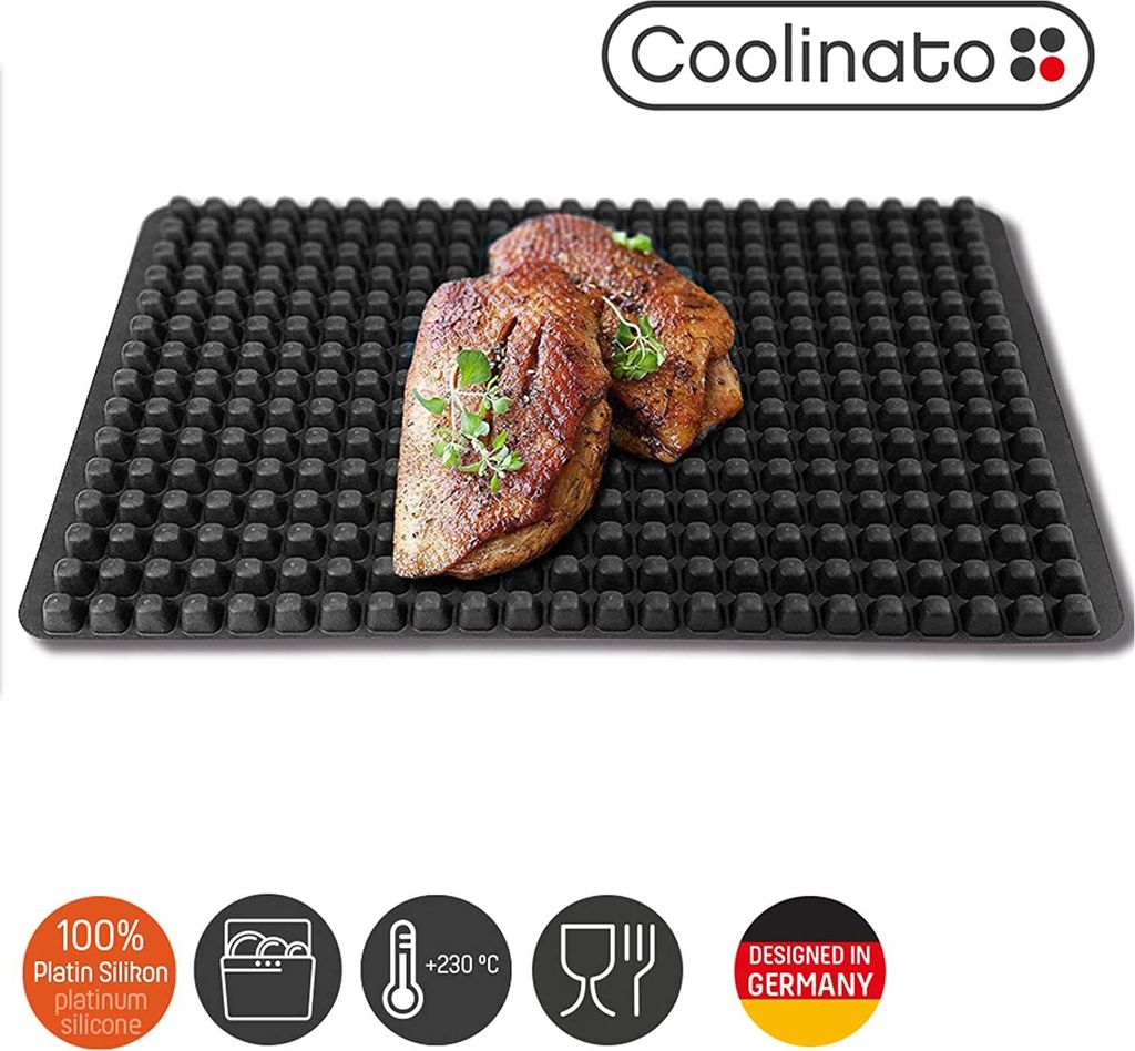 Coolinato Silikon Fett-Weg Matte wiederverwendbare Produktbild 