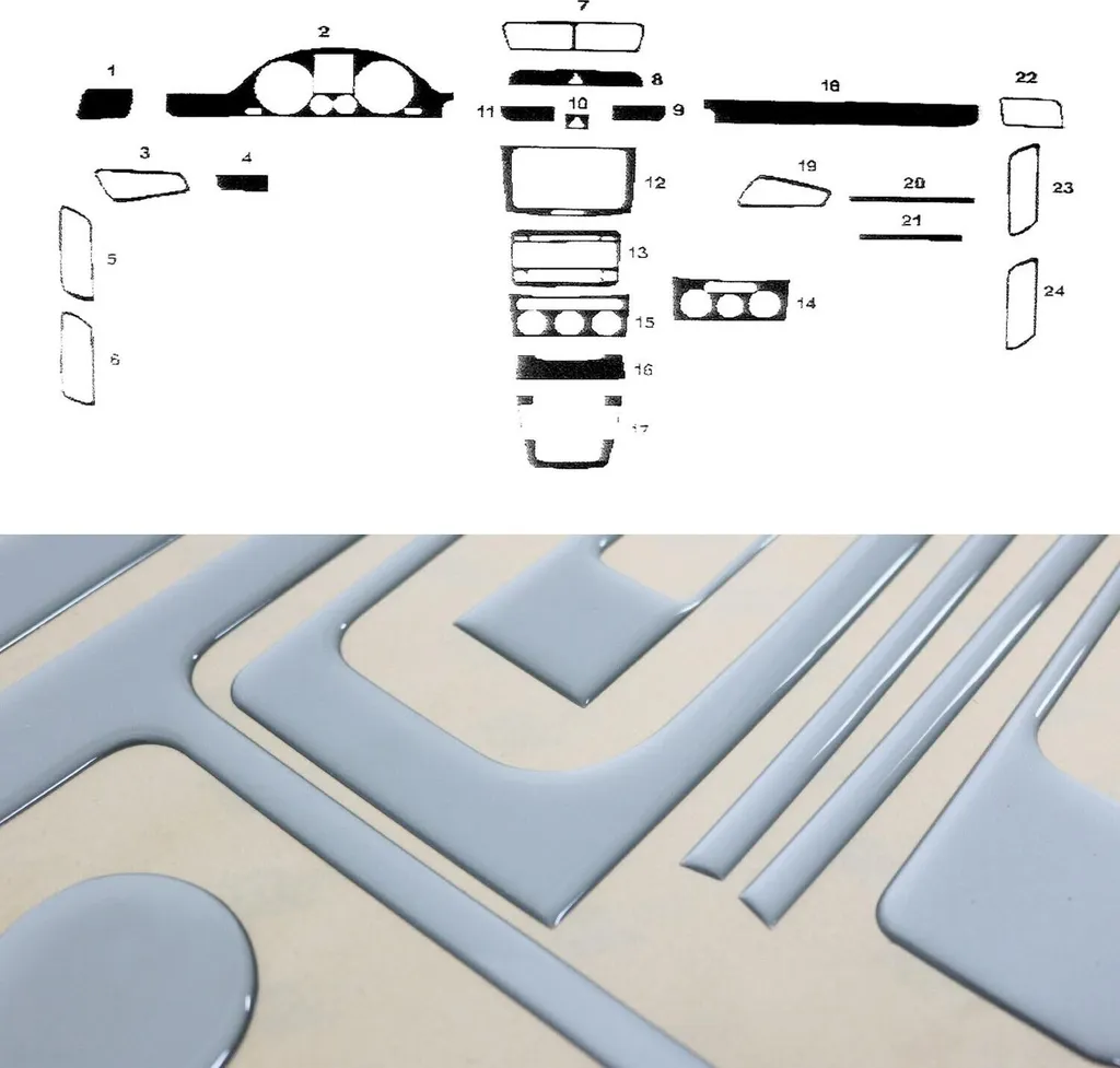 Kit Modanature VW Passat B6 2005-2010 Alluminio 21pz - Qualità Garantita