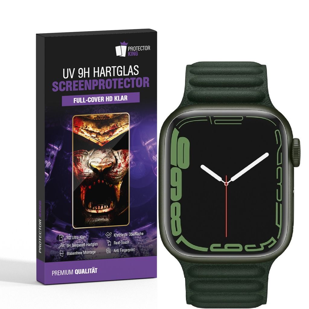 4x 9H Panzerglas für Apple Watch 1/ 2 / 3 38 mm HD klar Produktbild 