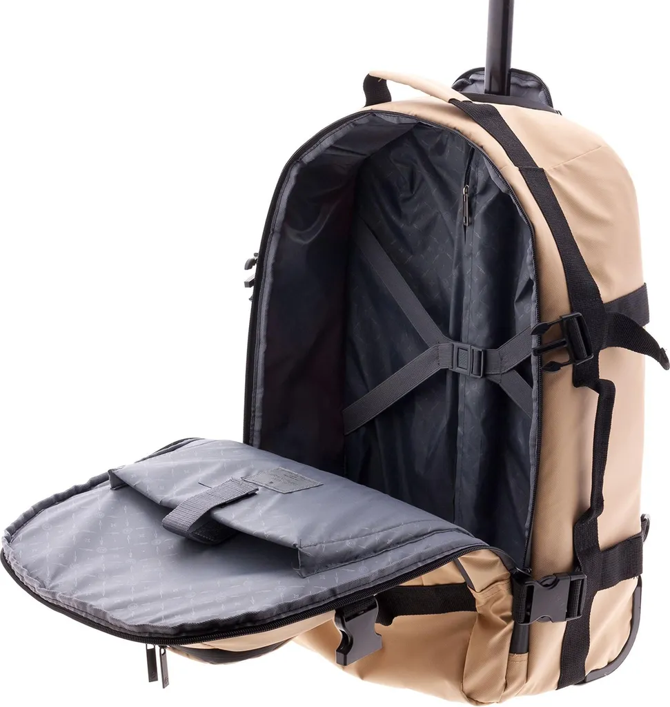 Valise sac à dos cabine 55 cm avec roues et compartiment ordinateur - 5