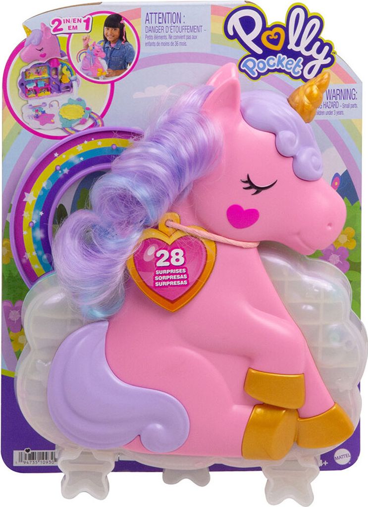 Playset Polly Pocket Coffret Salon De Coiffure Einhorn Produktbild 