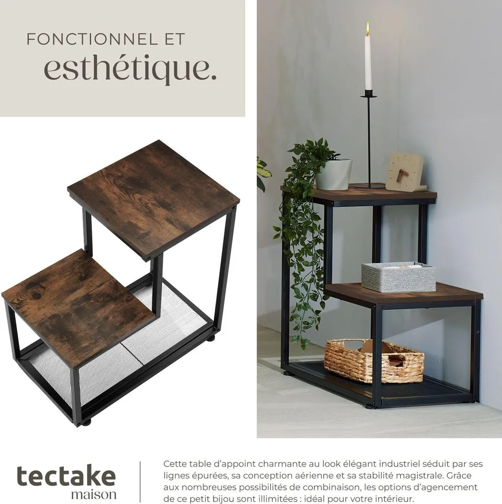 Table d'appoint Halifax pour optimiser les petits espaces avec style - 5
