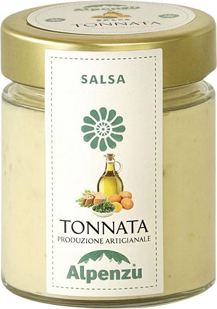 Salsa Tonnata, Cremige Mayonnaise-Thunfisch Sauce, 125g, Alpenzu
