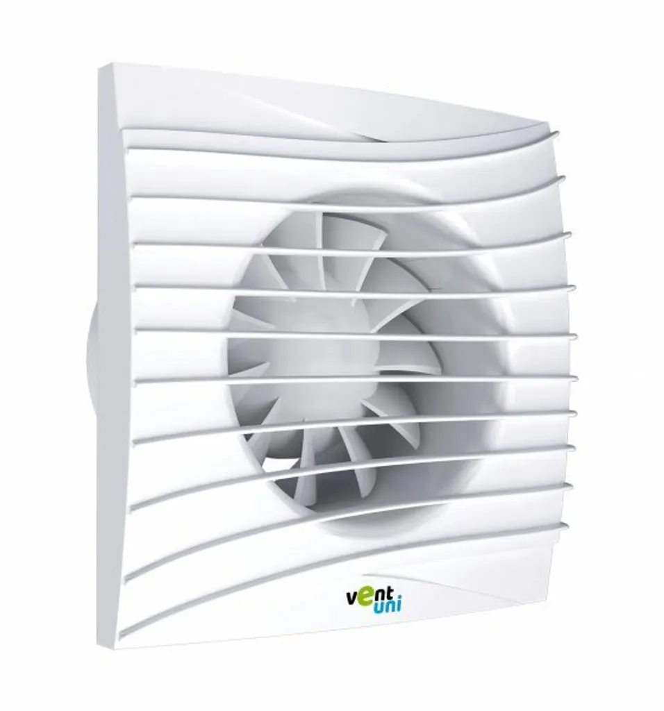 Ventilateur de bain silencieux VU-100-SF-C avec clapet anti-retour