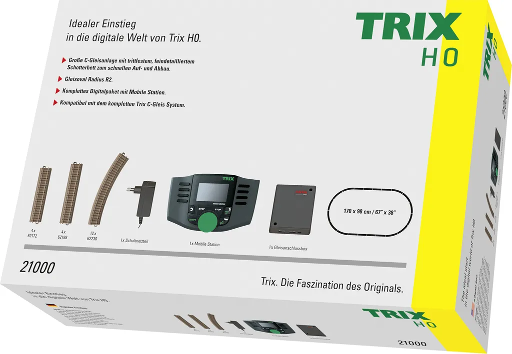 TRIX T21000 Coffret de départ numérique Entrée de gamme DCC
