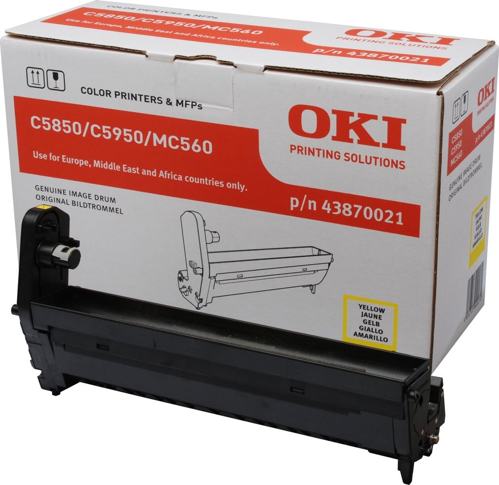 Oki Obraz. válec pro žlutý toner do C5850/C5950/MC560 (20k) Image du produit 
