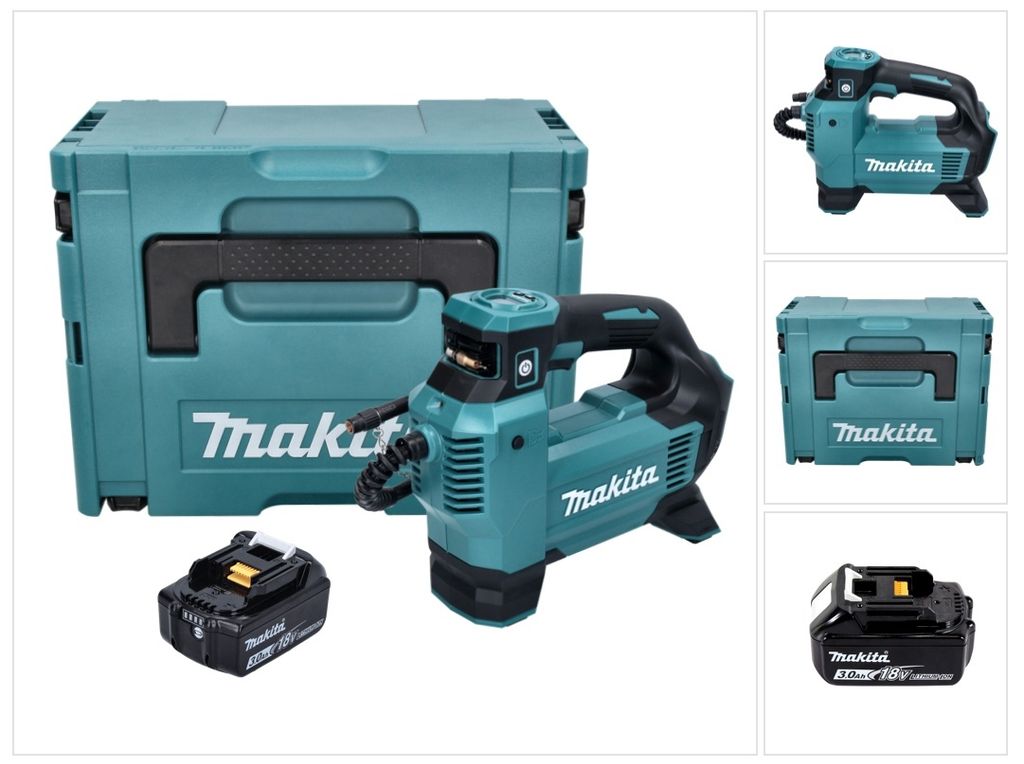 Makita DMP 181 F1J akumulatorowa sprężarka 18 V 11,1 bar + Zdjęcie produktu 
