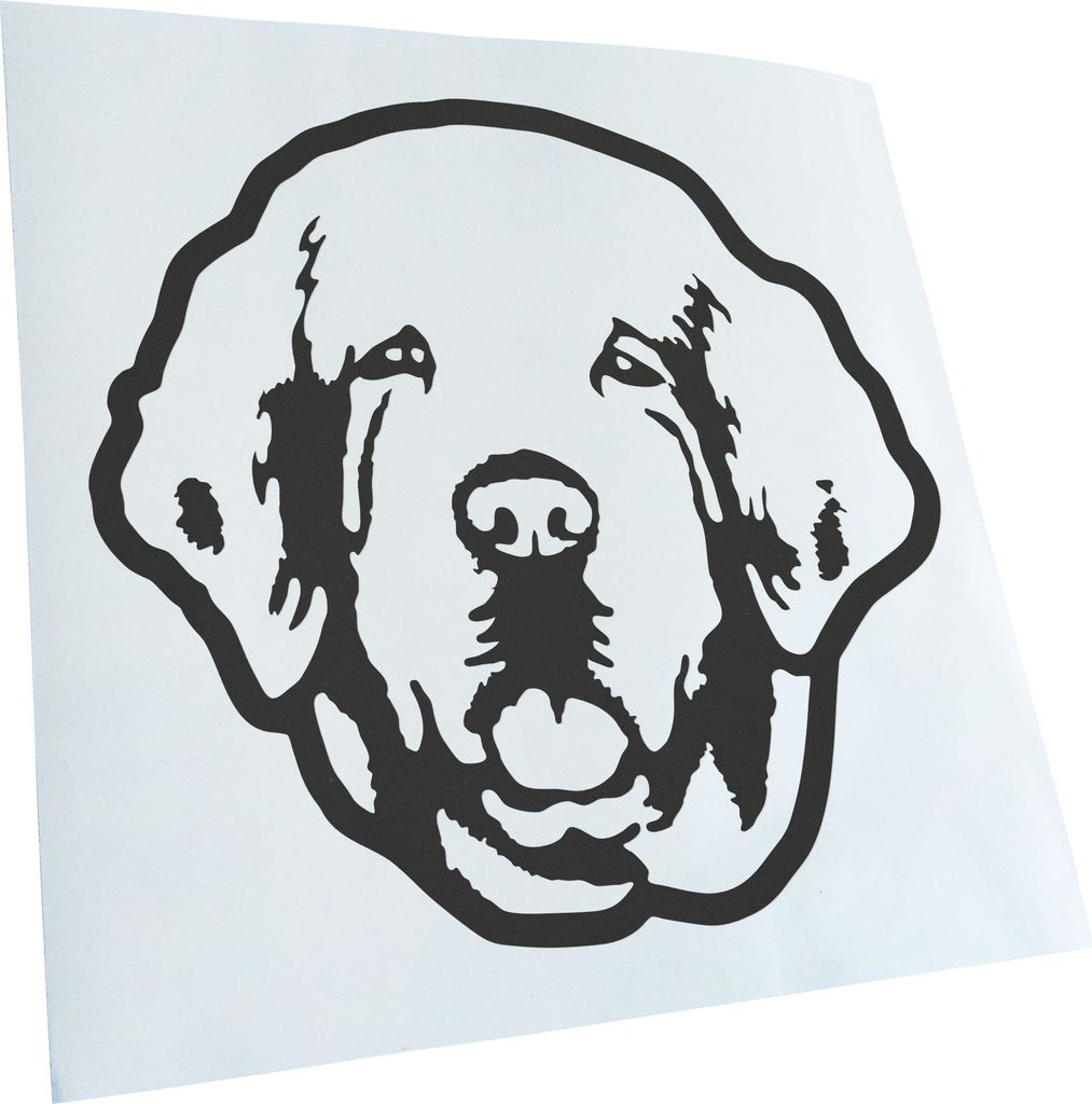 Kiwistar - Autoaufkleber - Clumber Spaniel Hund - Dunkelgrau - 60x55cm - Aufkleber für Auto, Laptop, Fahrrad, LKW, Motorrad mehrfarbig JDM Decal R...